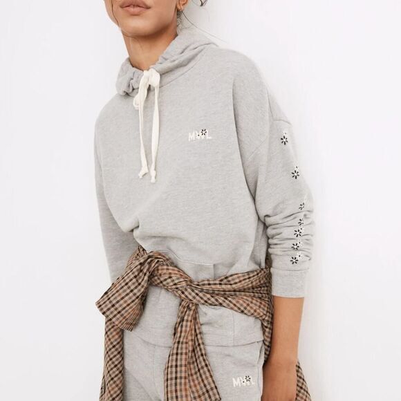 New! Madewell‎ women's MWL Easygoing Hoodie Sweatshirt, size M - Picture 4 of 16
